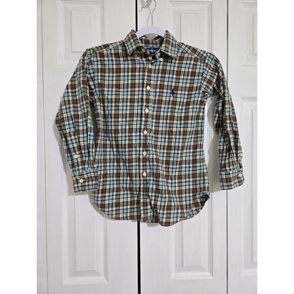 Ralph lauren size 8 boys long sleeve button up shirt - Picture 1 of 6